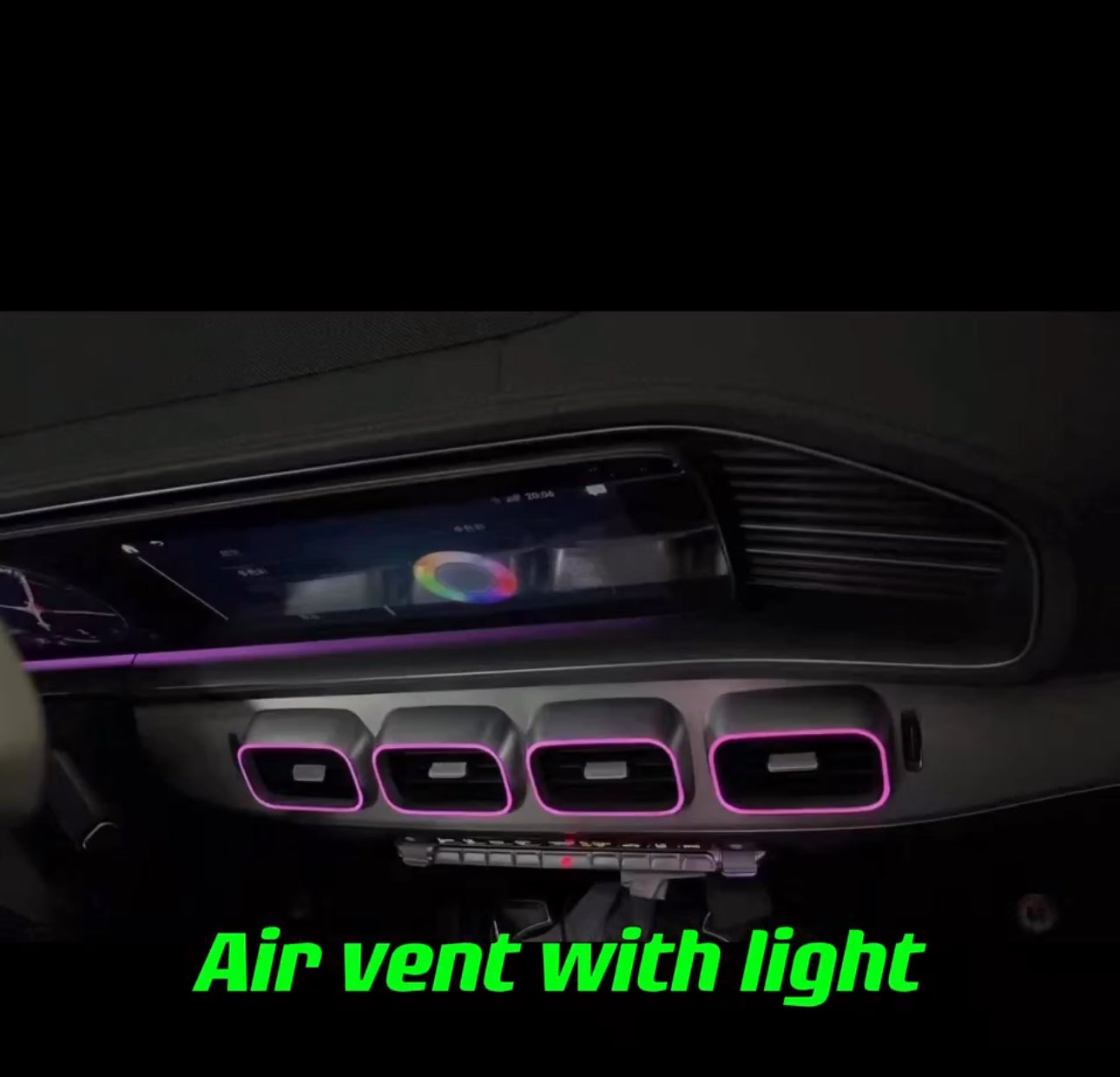 64 Color Light Front Air Vent Cover Mercedes GLE 2020-2024