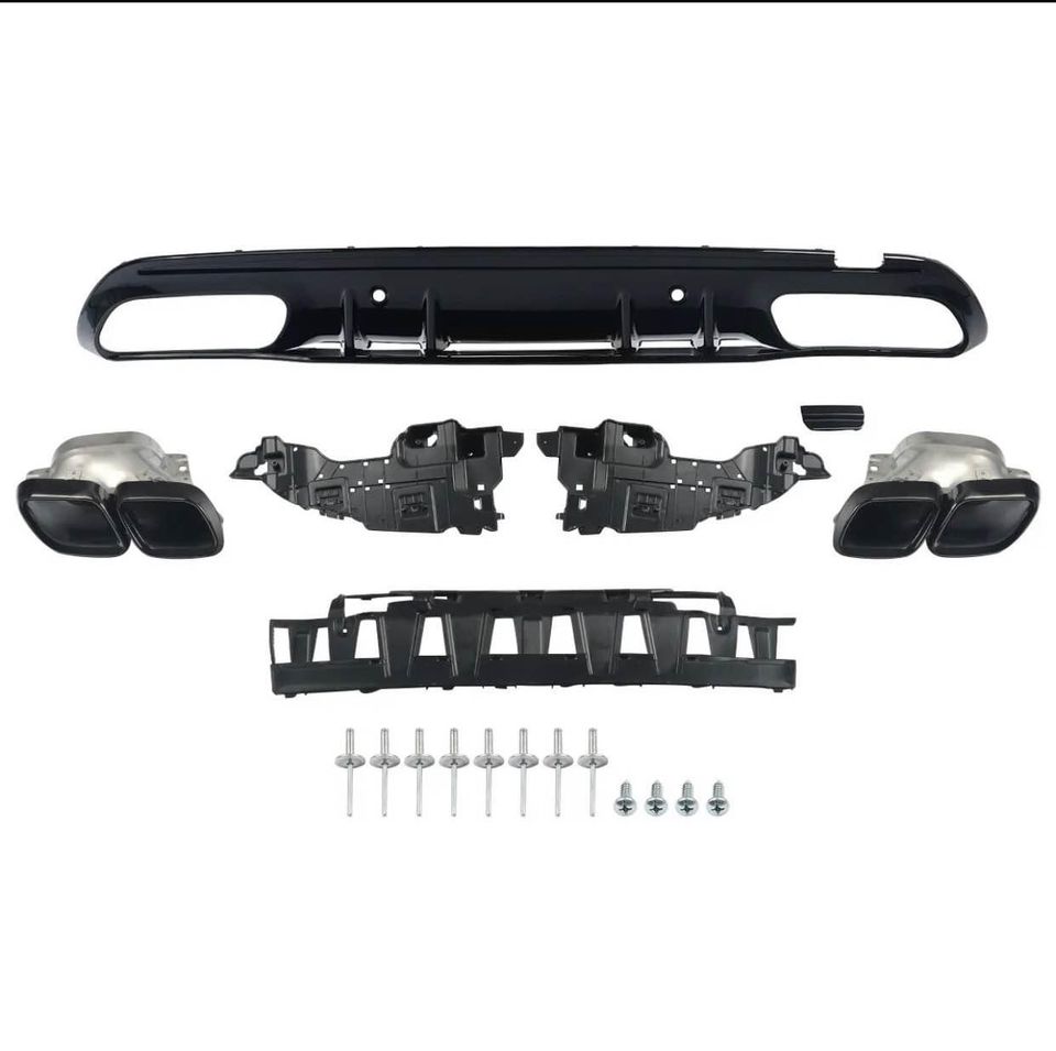 New C63 AMG Rear Diffuser C-class W205 2015-2021