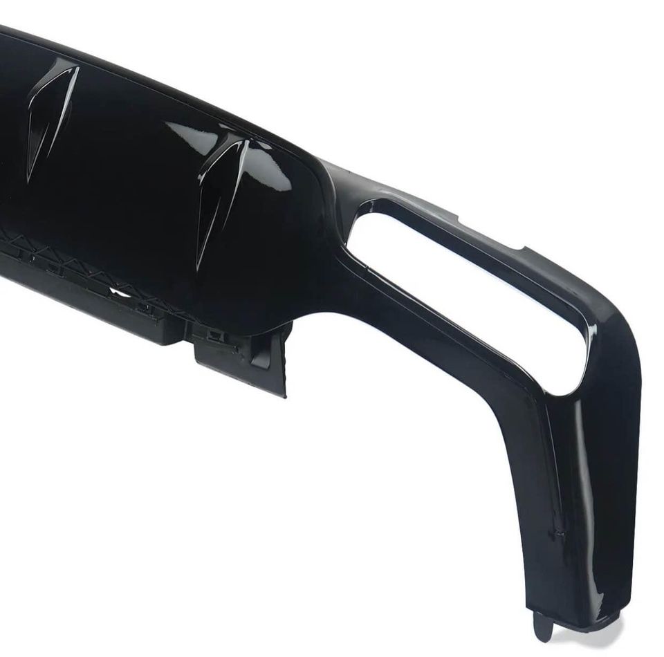Glossy Black Rear Diffuser | 2017-2020 E63 AMG | Perfect Fit W213 E300, E350, E400, E43 AMG & E53 AMG Models