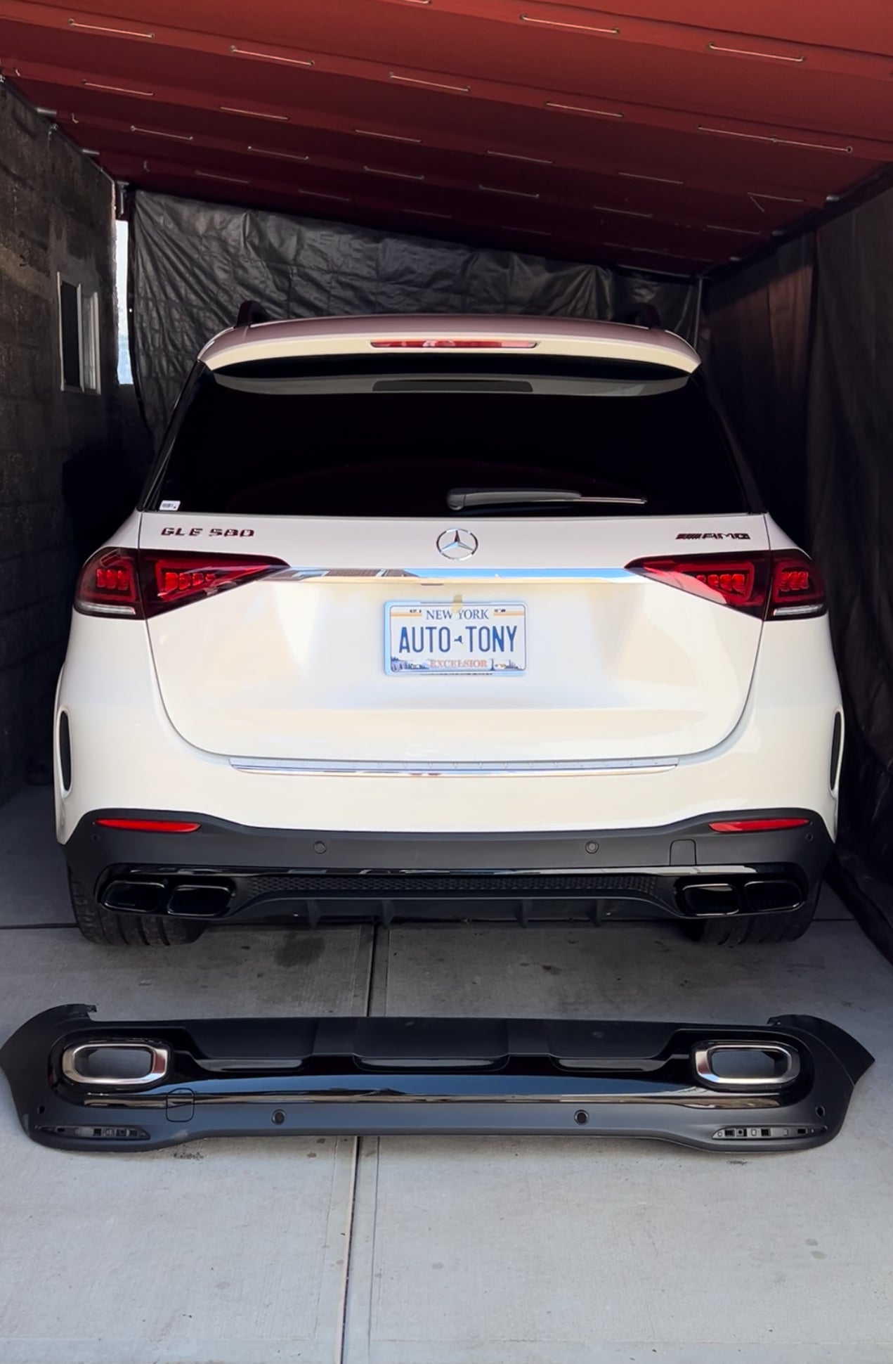 Rear Diffuser GLE-63 AMG 2020-2024