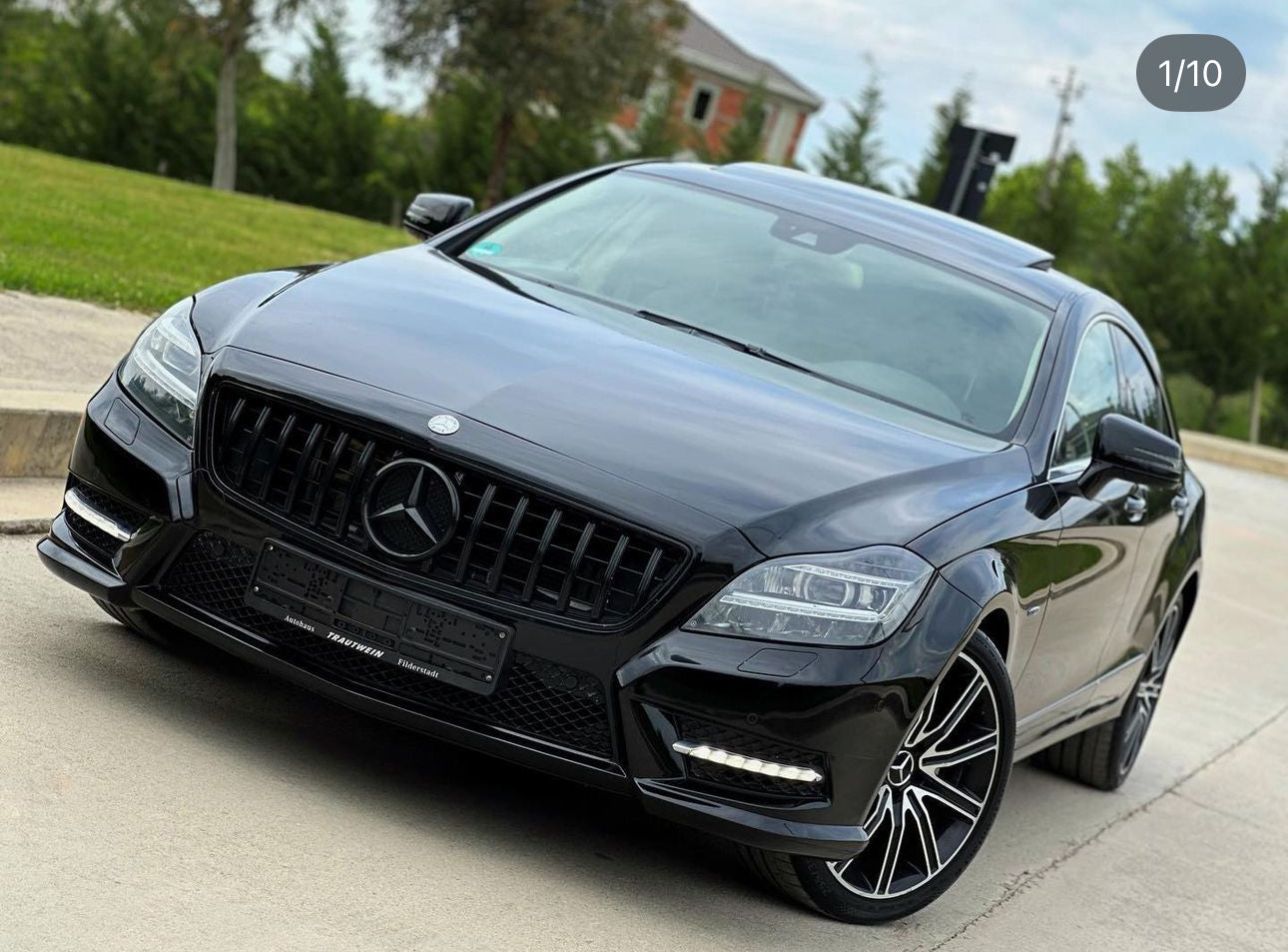 New Glossy Black Grille | For Mercedes CLS 2011-2014
