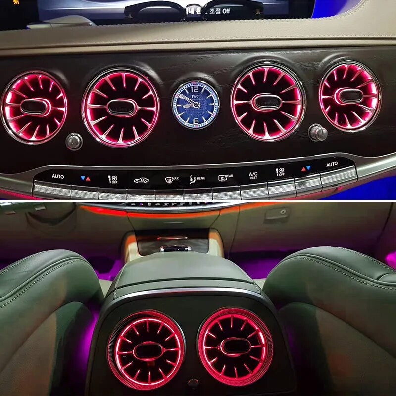 New Air Vent S-class 2018-2020 Light up Front & Back with 64-color