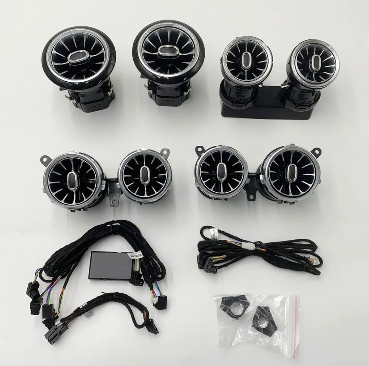 Air Vent Light Up | 64 Colors | E-Class W213 2016-2020 | Perfect Fit For E300, E350, E400, E450, E53AMG, E63AMG