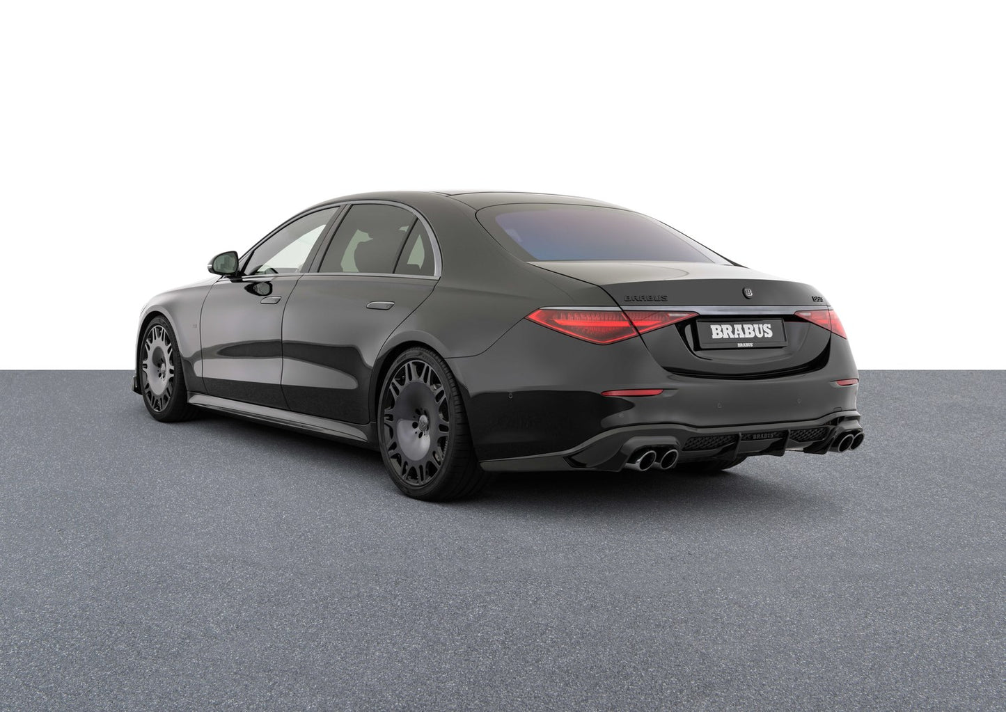 New Brabus B50 Diffuser for S-class 21-24 Glossy Black