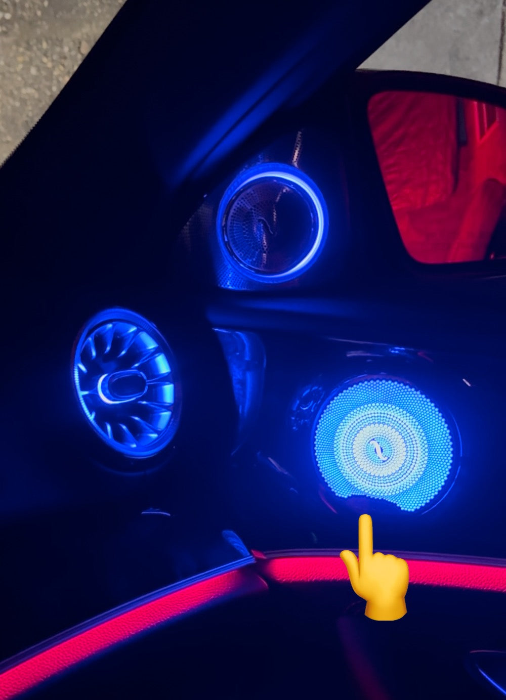 4 Door Speaker light up for E-class 2017-2021