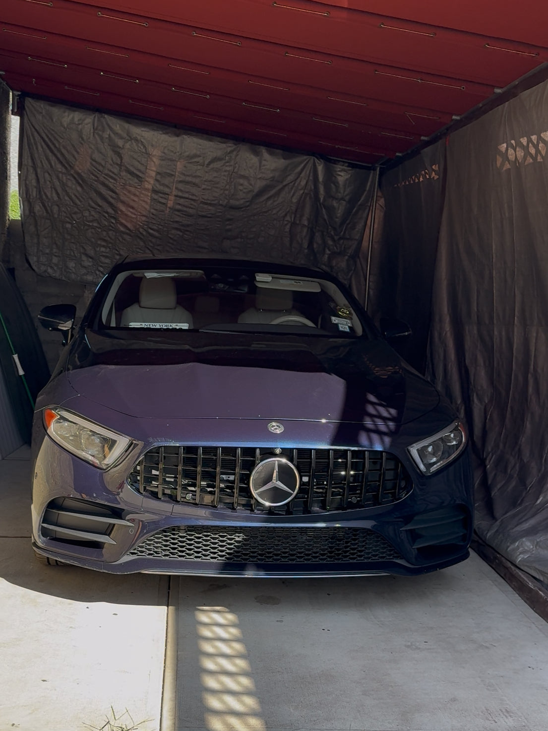 AMG Front Grille ALL Black for CLS 2019-2023
