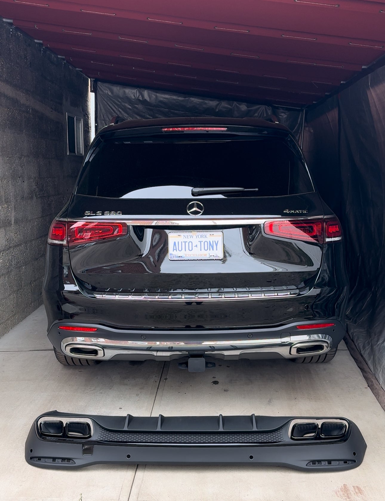Rear Diffuser for 2020-2025 Mercedes GLS63 AMG