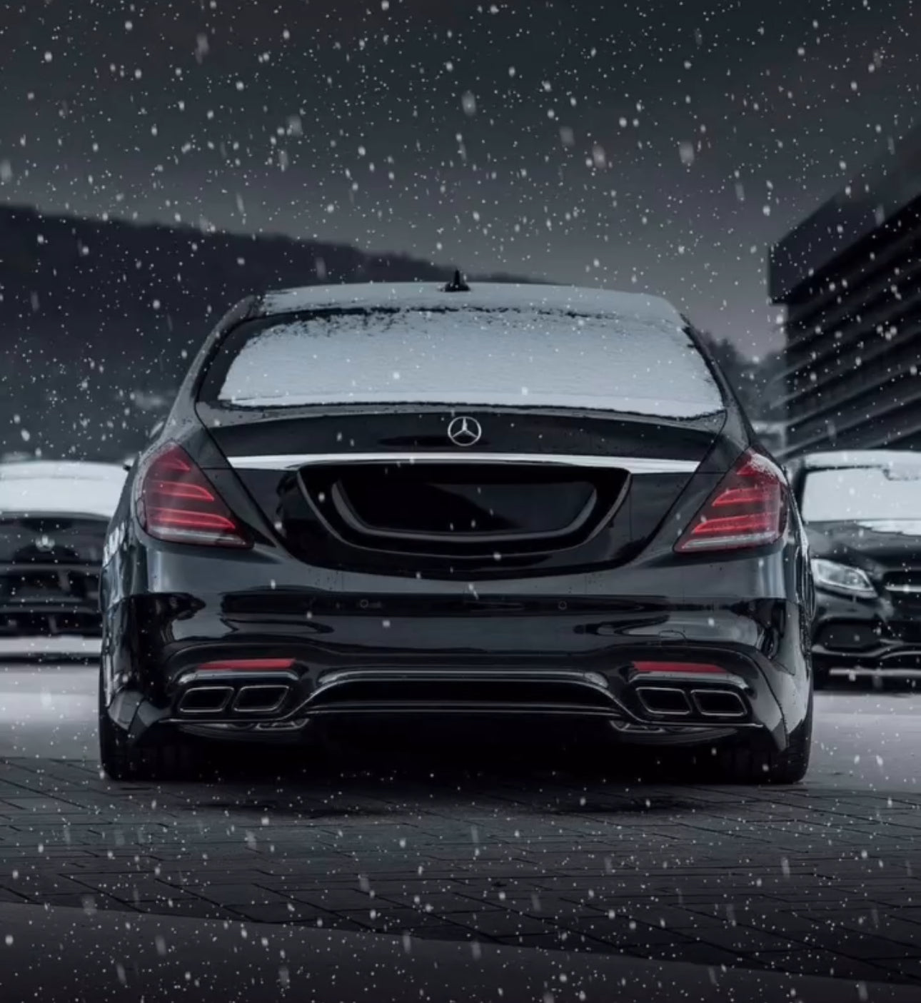 Rear Diffuser Mercedes S63AMG 2018-2020