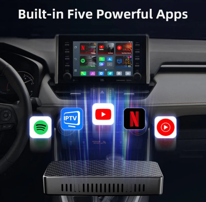 Wireless CarPlay Adapter with Built-in YouTube & Netflix β Upgrade Your Drive