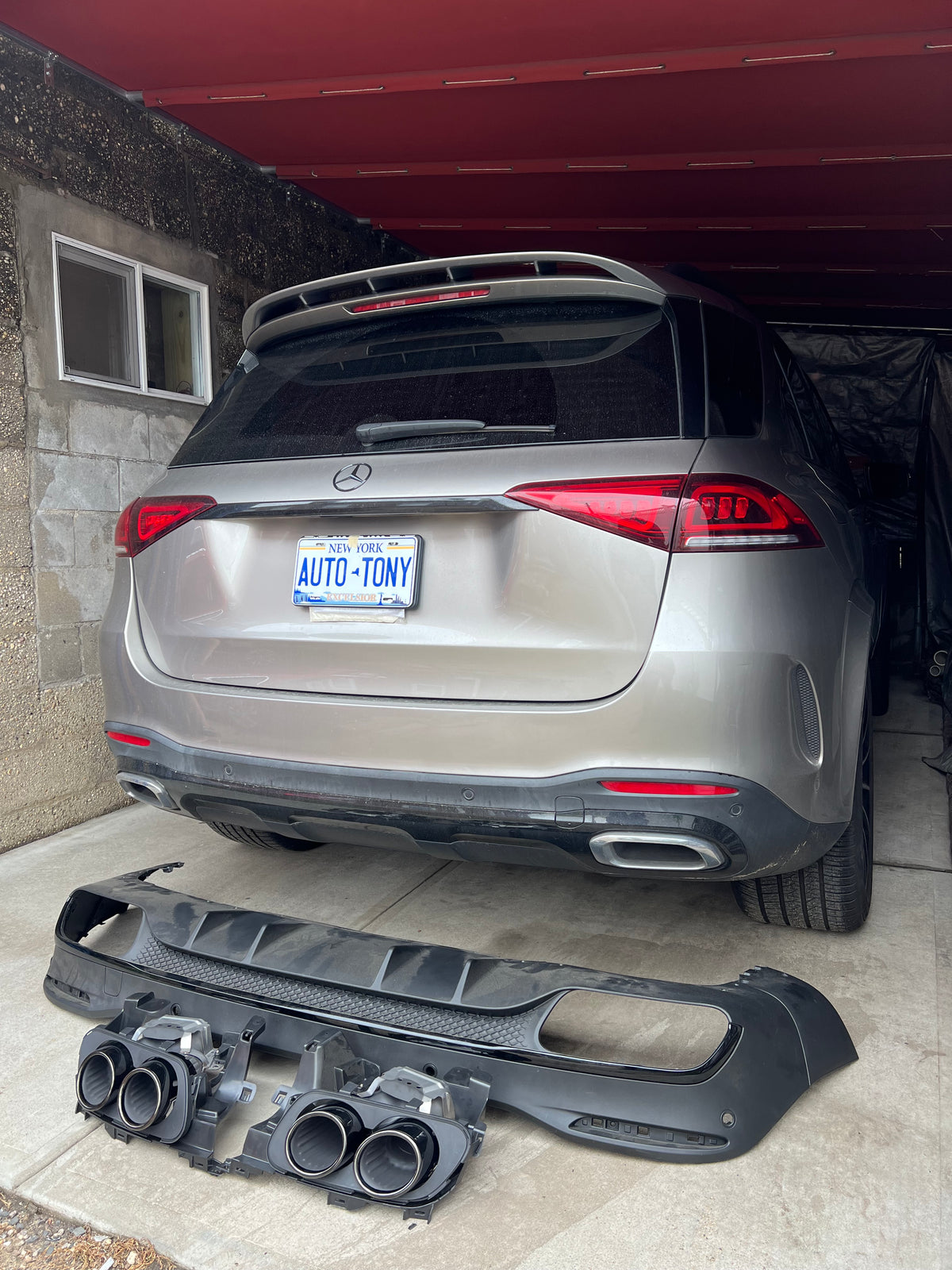 Rear Diffuser Mercedes GLE-53 AMG 2020-2026