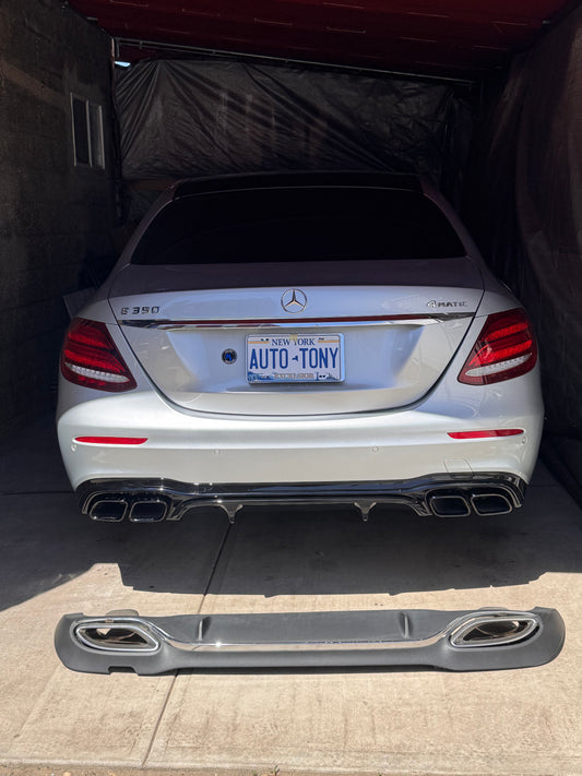 E63 Rear Diffuser 2017-2023 Glossy Black