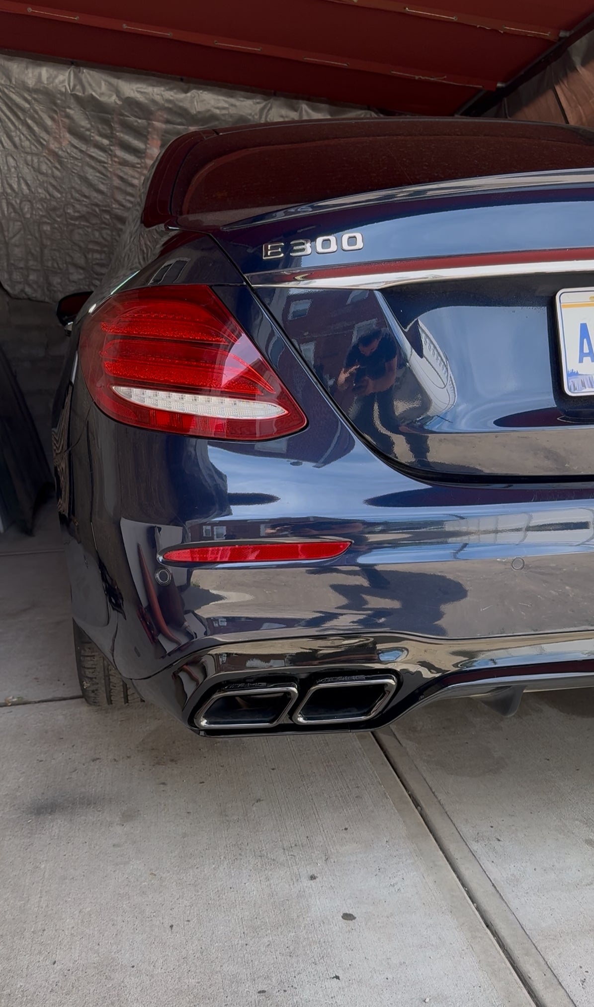 Glossy Black Rear Diffuser | 2017-2020 E63 AMG | Perfect Fit W213 E300, E350, E400, E43 AMG & E53 AMG Models