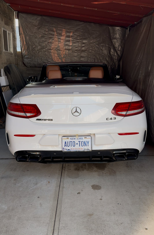 Rear Diffuser C63 AMG for C-class 2 Door 2015-2020