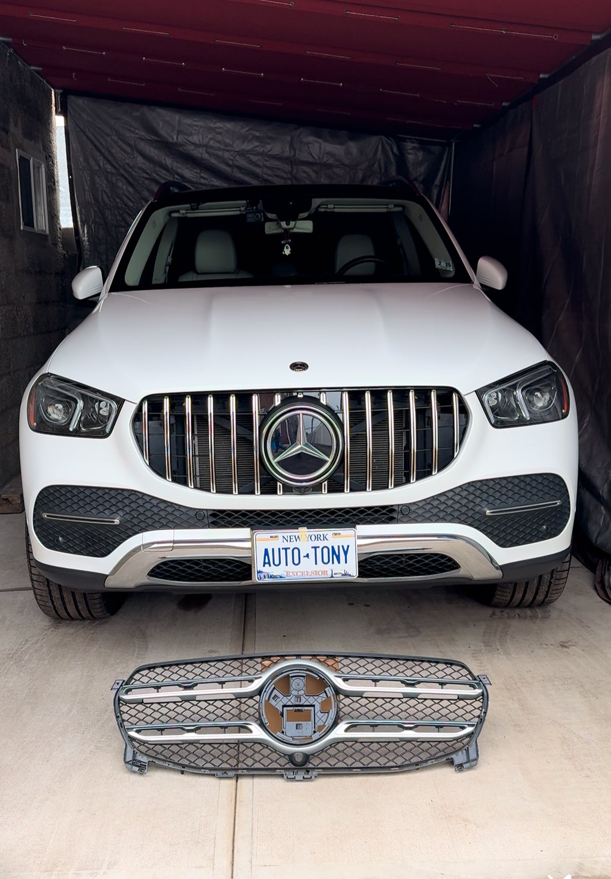 GLE 2020-2023 New AMG Front Grille Silver