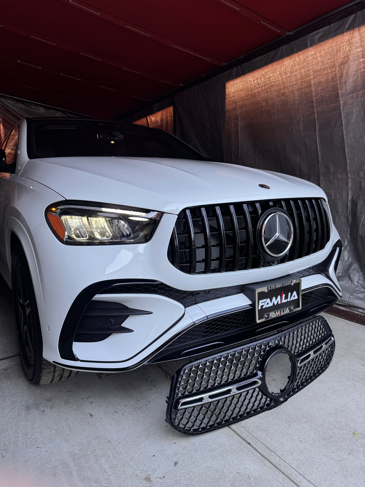 New Front Grille GLE 2024-2026 Glossy Black