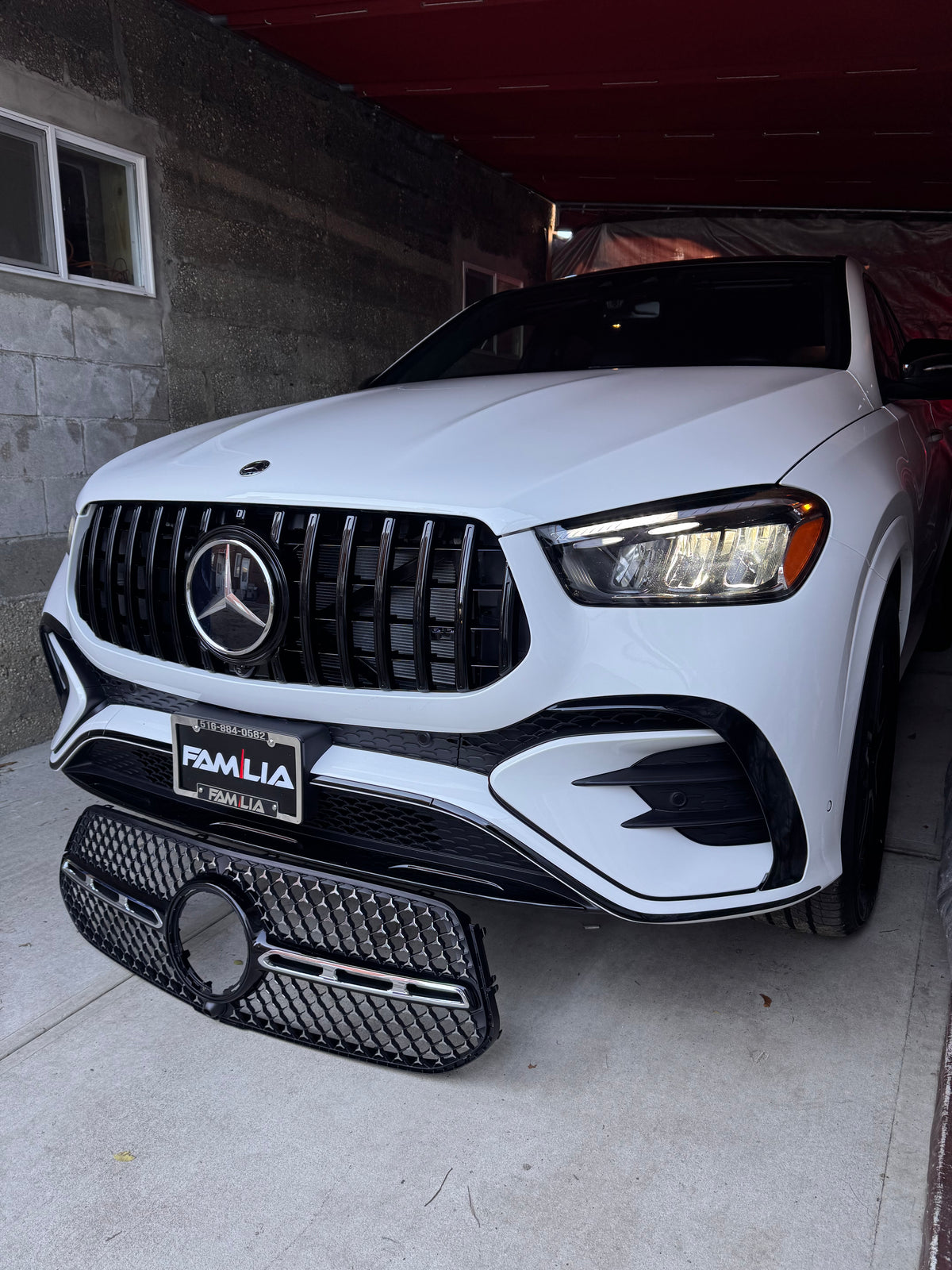 New Front Grille GLE 2024-2026 Glossy Black
