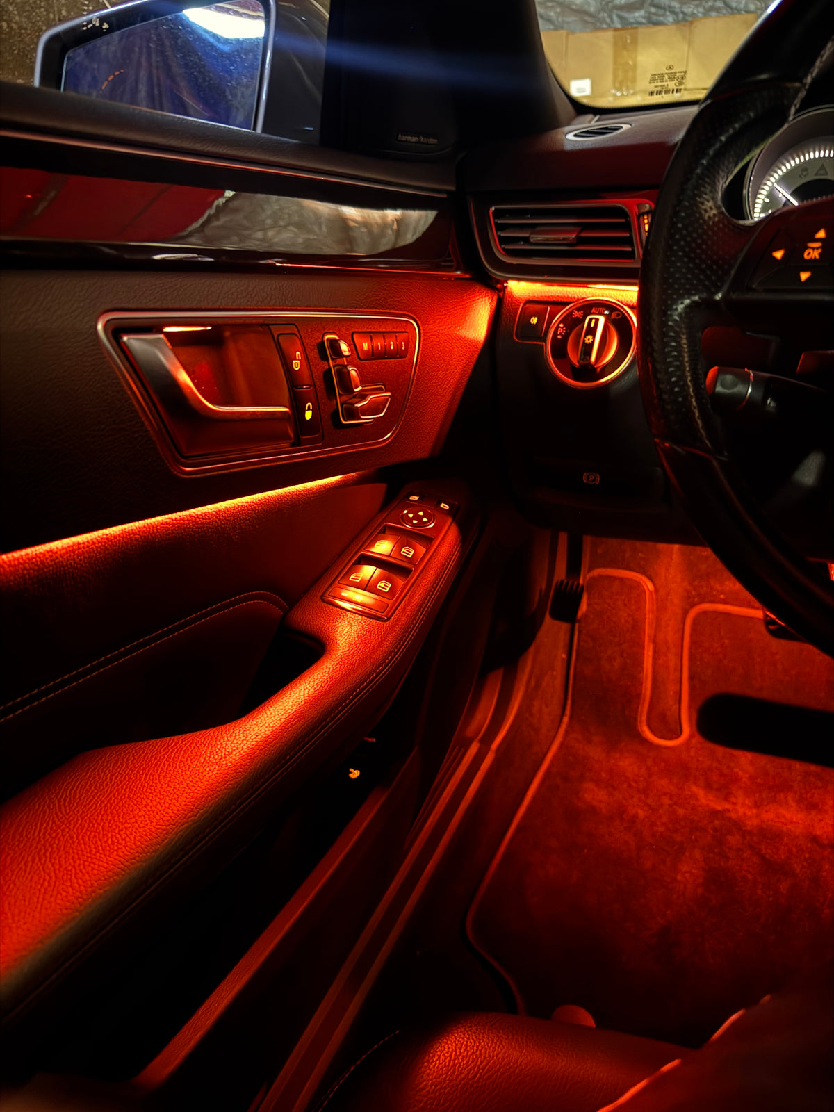 Mercedes E-class 2014-2016 Ambient Light with 12-color double brightness