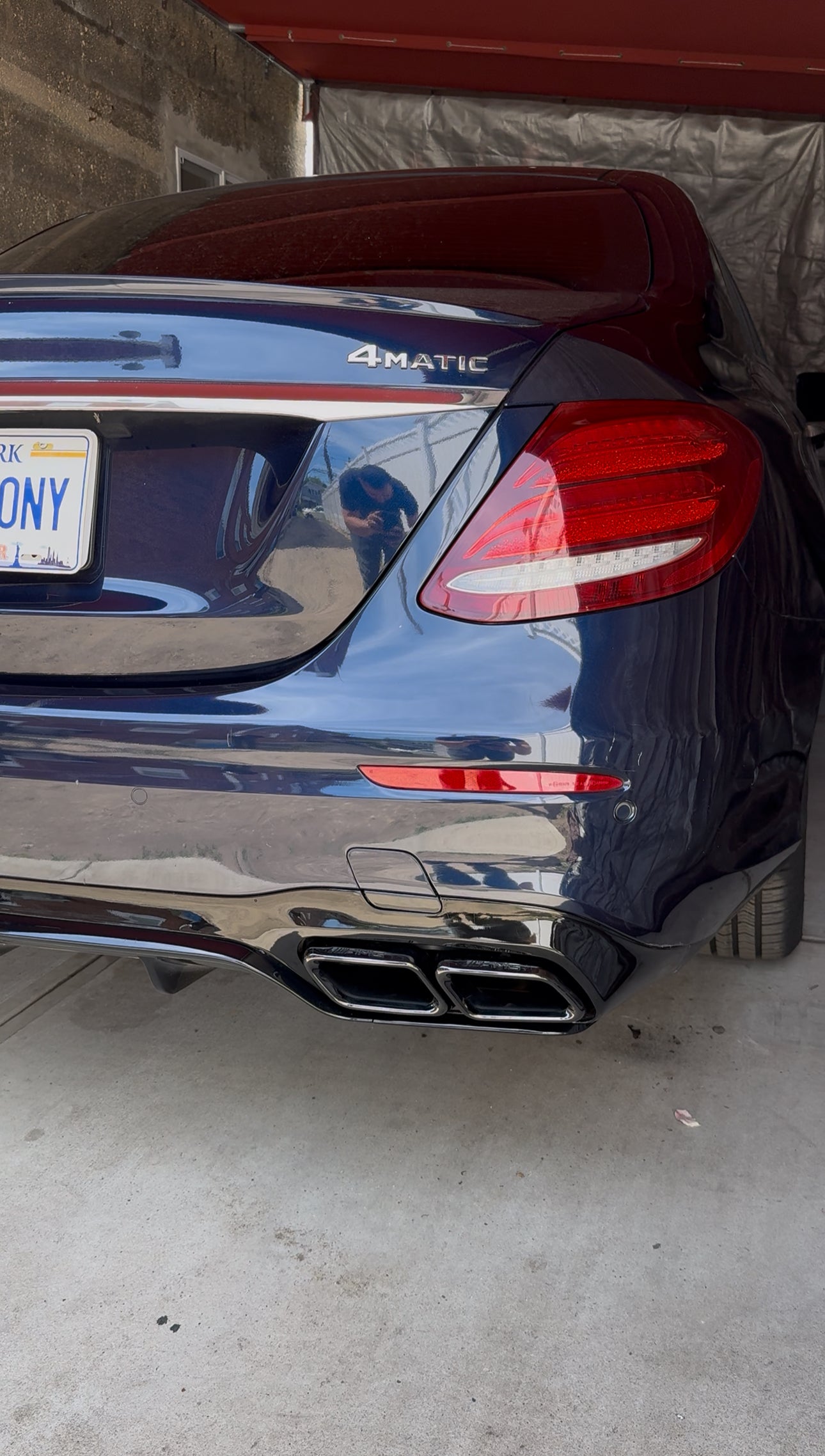 Glossy Black Rear Diffuser | 2017-2020 E63 AMG | Perfect Fit W213 E300, E350, E400, E43 AMG & E53 AMG Models