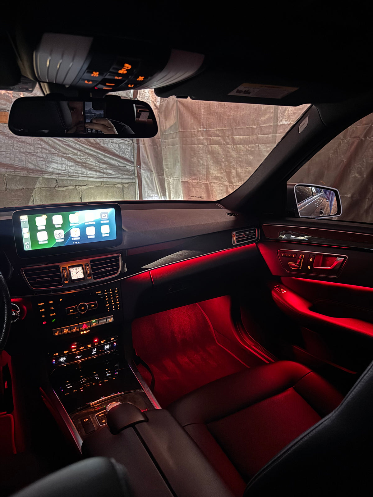 Mercedes E-class 2014-2016 Ambient Light with 12-color double brightness