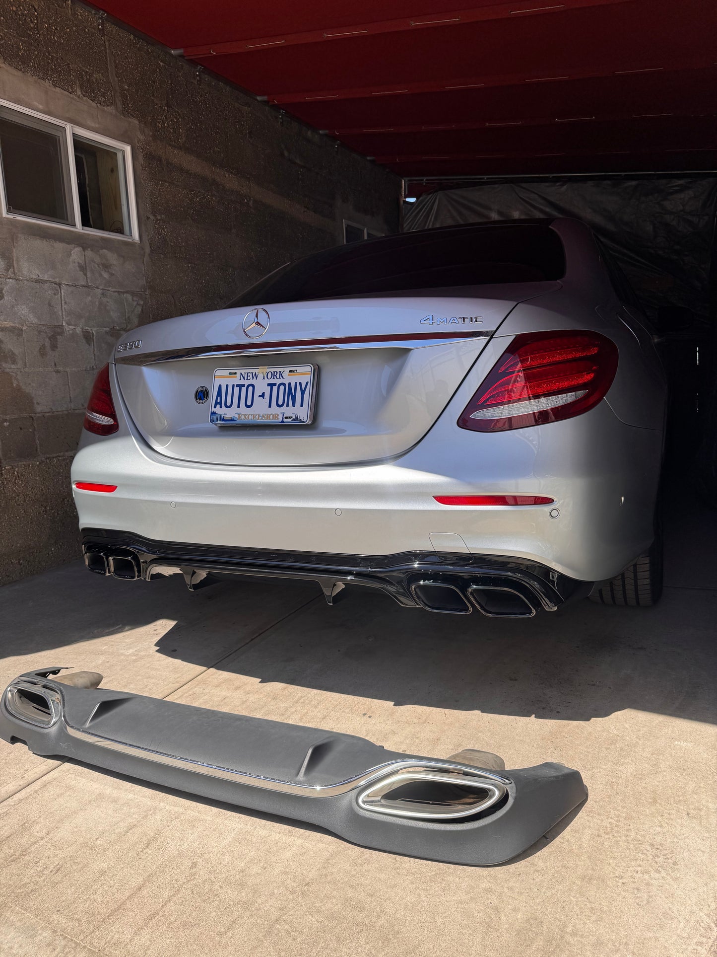 E63 Rear Diffuser 2017-2023 Glossy Black