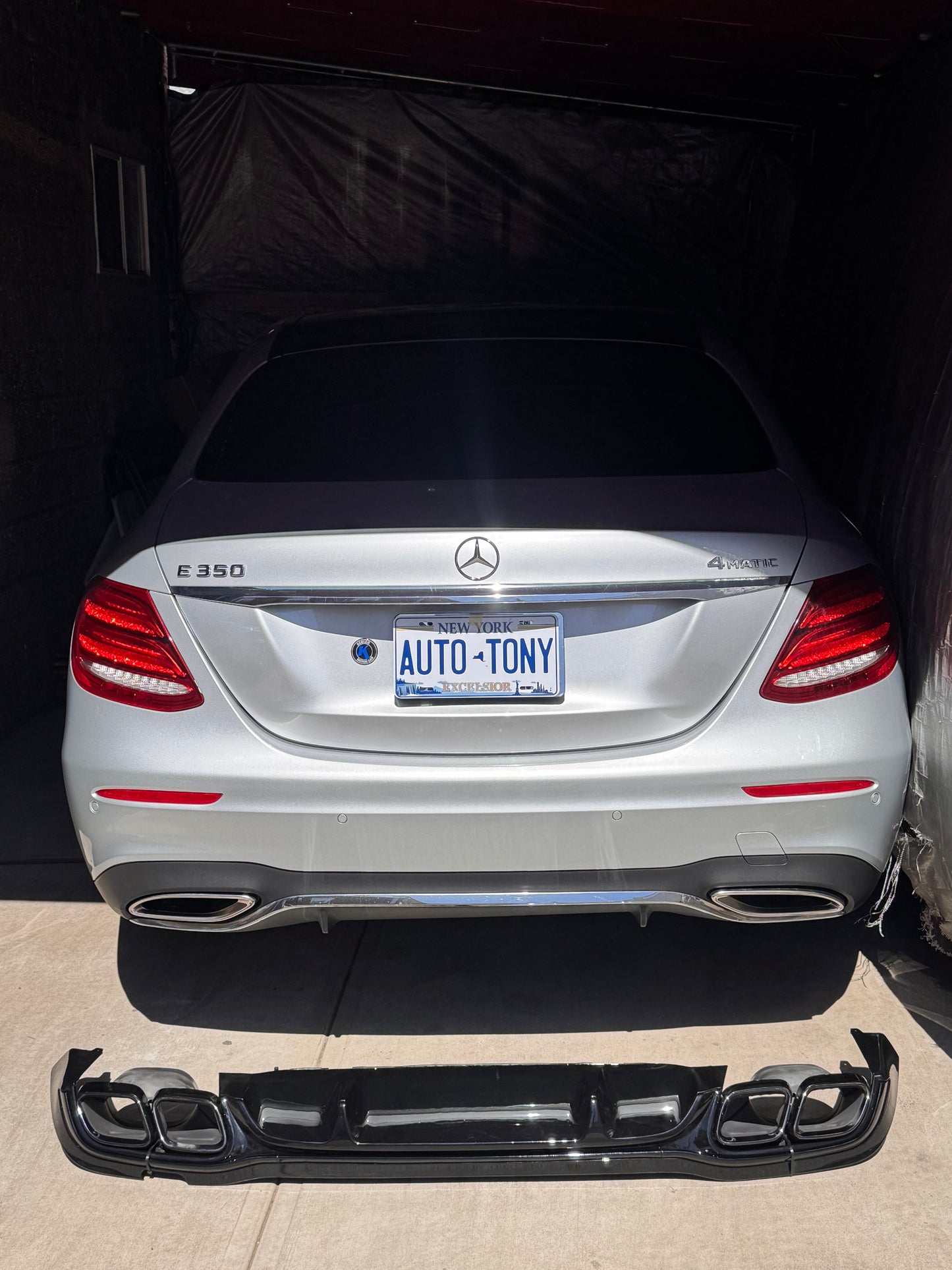 E63 Rear Diffuser 2017-2023 Glossy Black