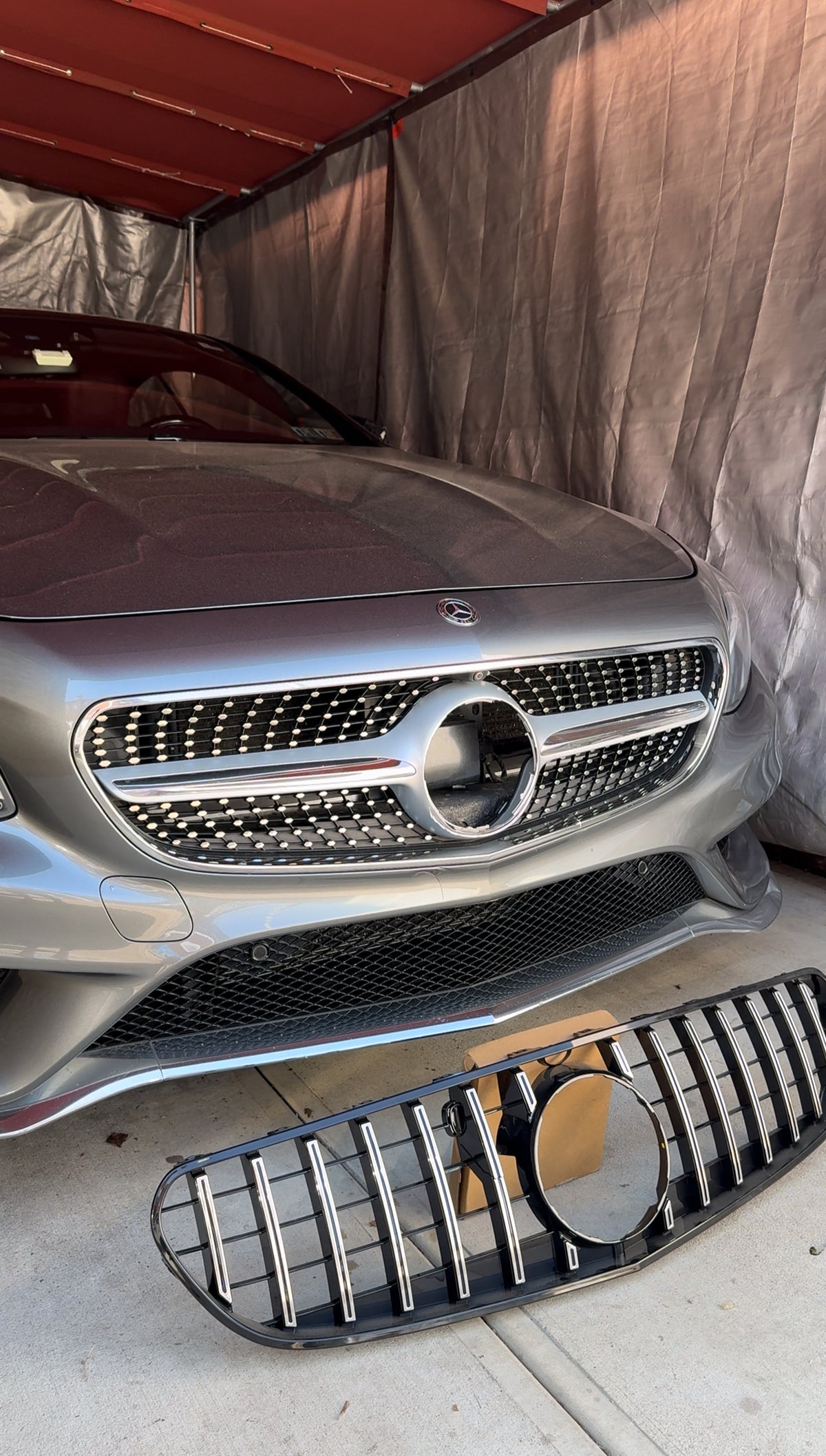 New Grille For Mercedes S550 Coupe  2015-2017