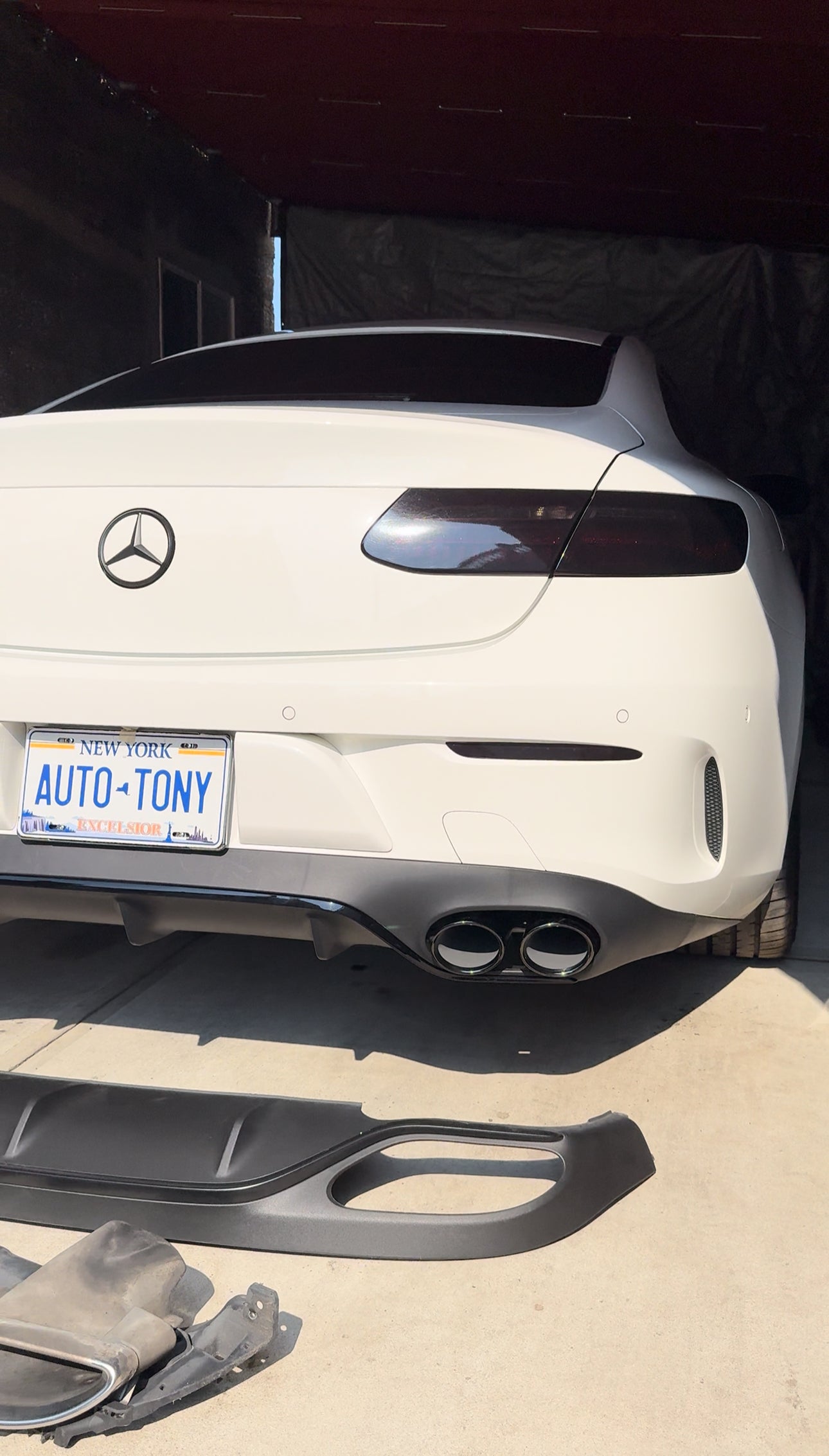New Diffuser Mercedes E53 Glossy E-class 2017-2023 Coupe & Convertible