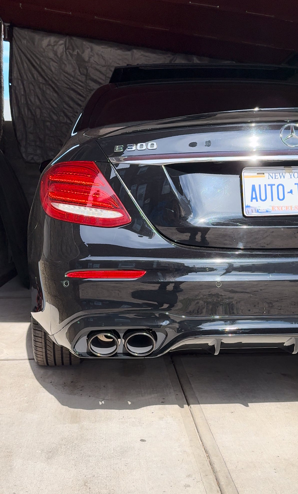 New Rear Diffuser | 2017-2020 W213 E-Class | Custom Fit for E300, E350, E400, E43 AMG & E450 Sedan