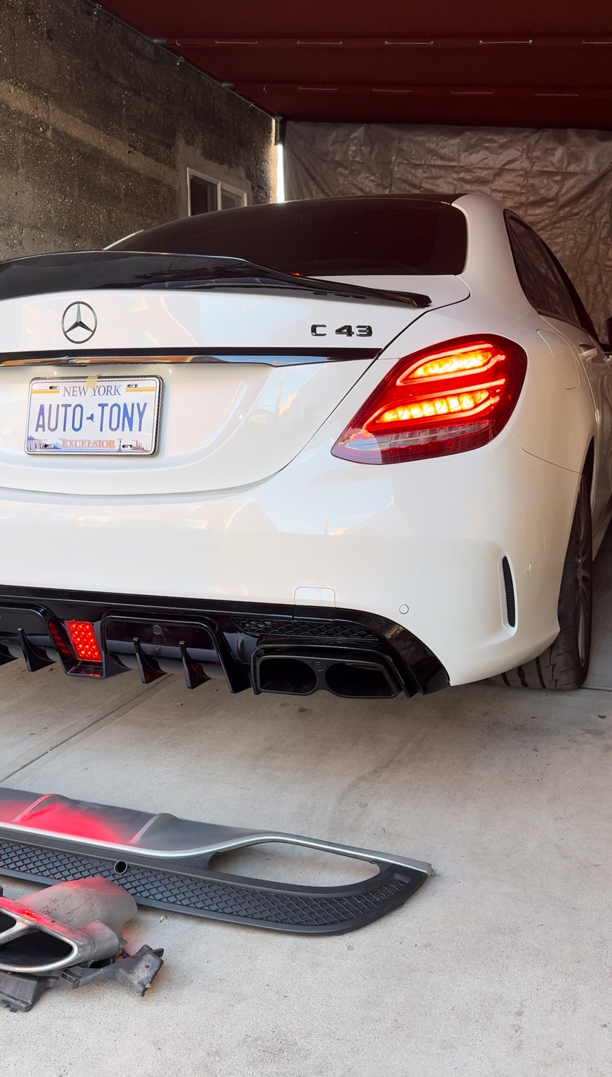 New Brabus Rear Diffuser C63| 2015-2020 C-class W205
