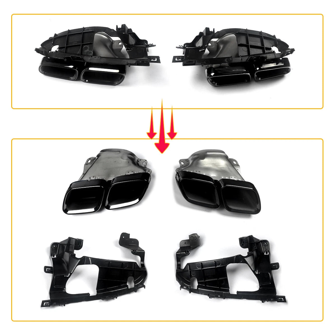 Rear Diffuser GLE-63 AMG 2020-2024