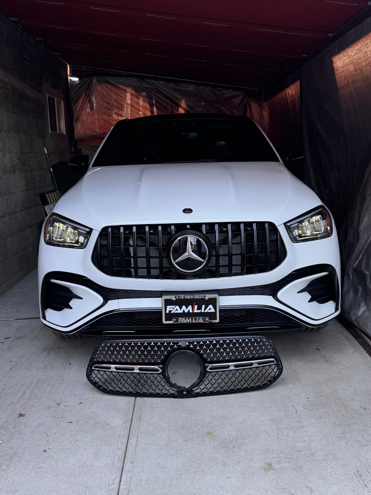 New Front Grille GLE 2024-2026 Glossy Black