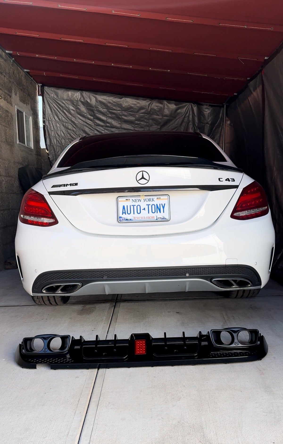 New Brabus Rear Diffuser C63| 2015-2020 C-class W205