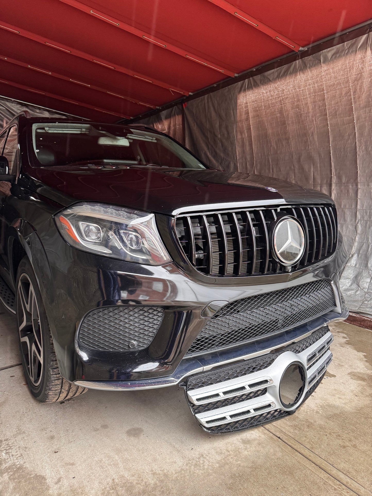 New AMG Grille Mercedes GLS 2016-2019