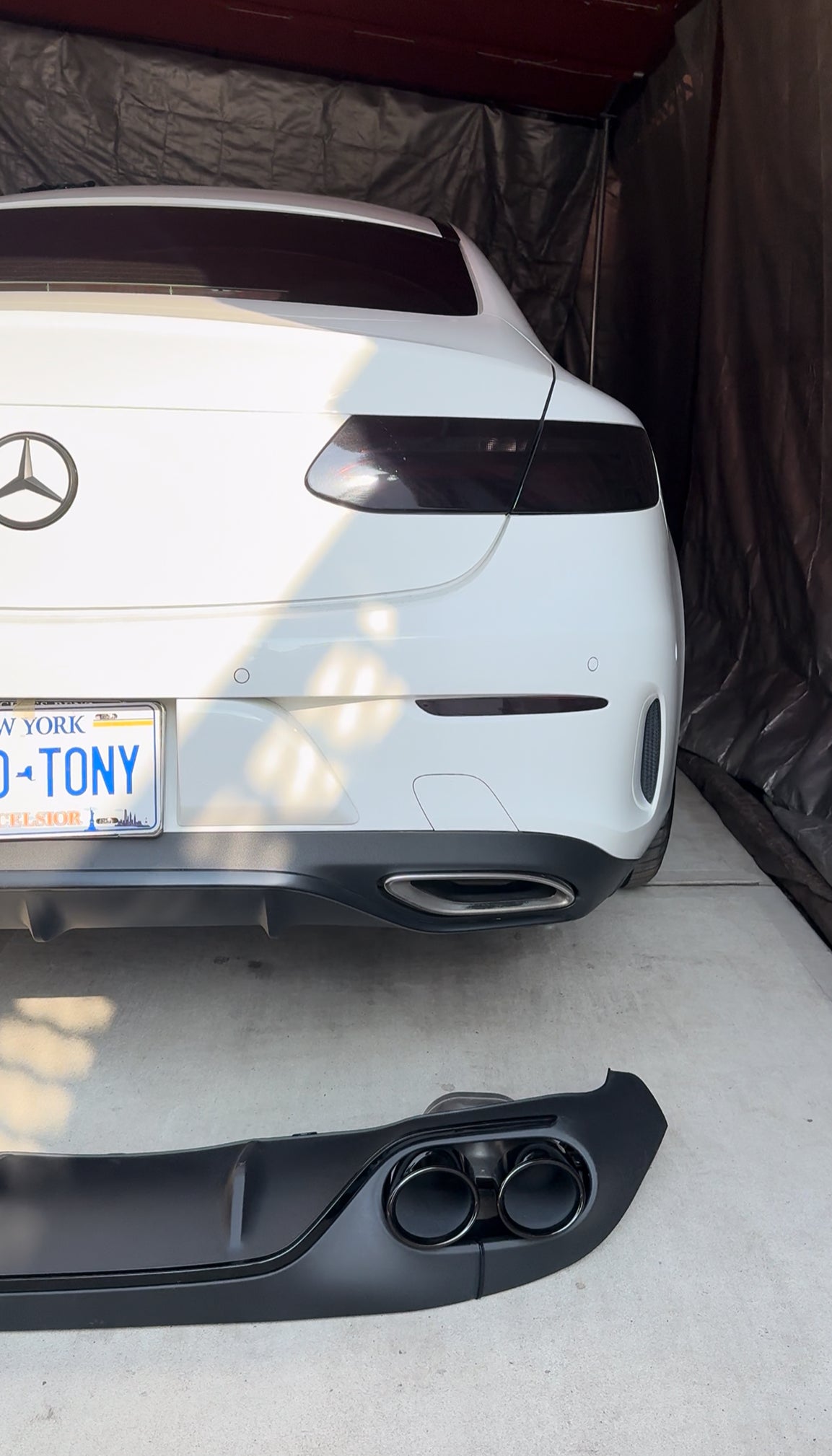 New Diffuser Mercedes E53 Glossy E-class 2017-2023 Coupe & Convertible