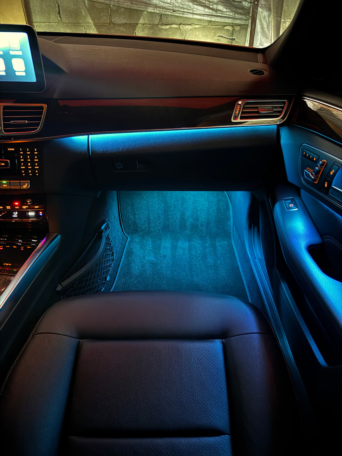 Mercedes E-class 2014-2016 Ambient Light with 12-color double brightness