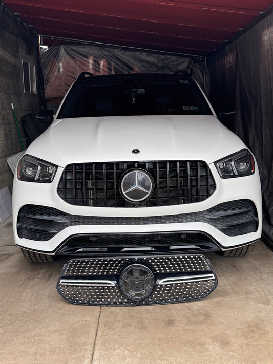 New AMG Front Grille Black  GLE 2020-2024 SUV