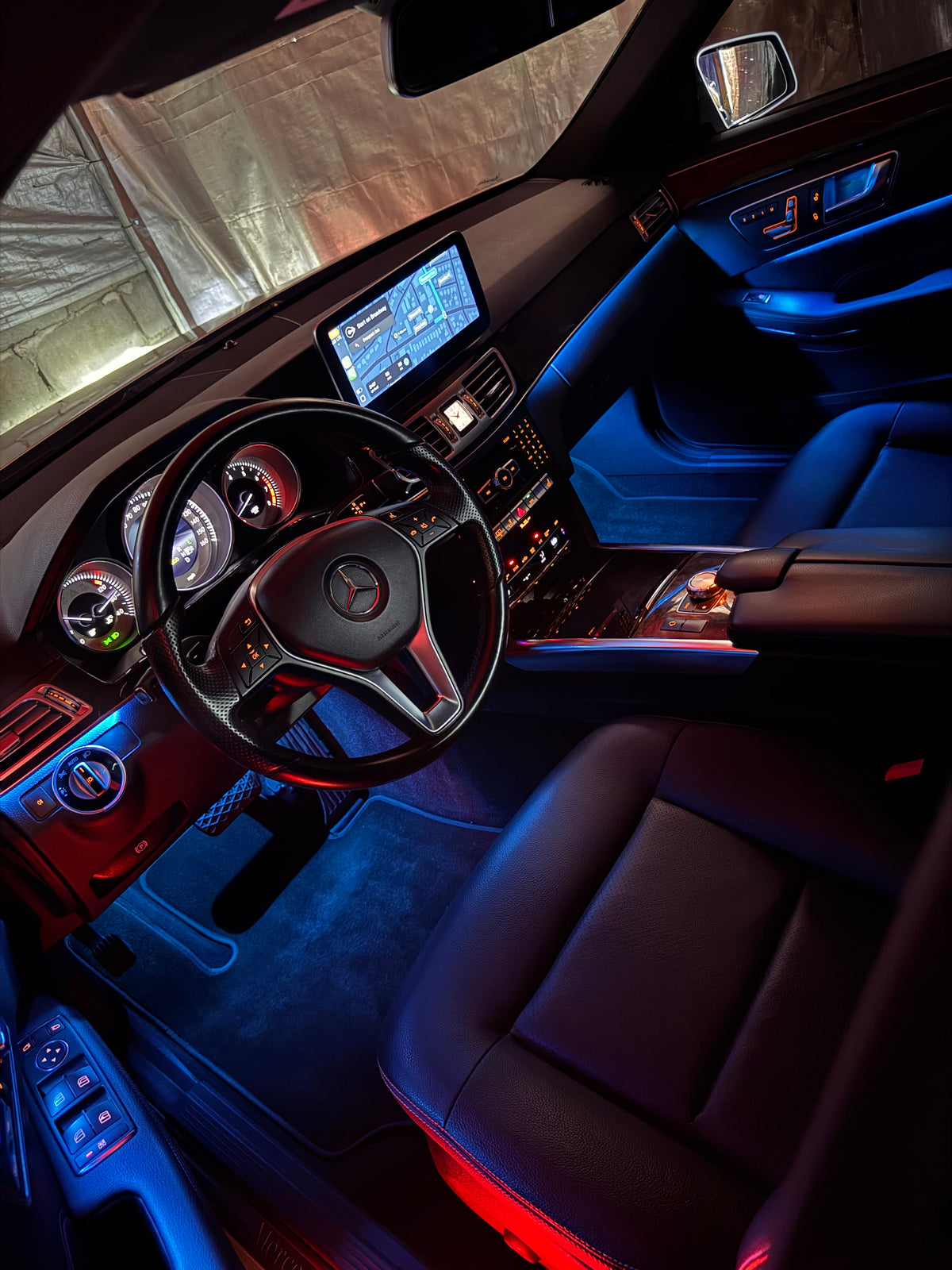 Mercedes E-class 2014-2016 Ambient Light with 12-color double brightness