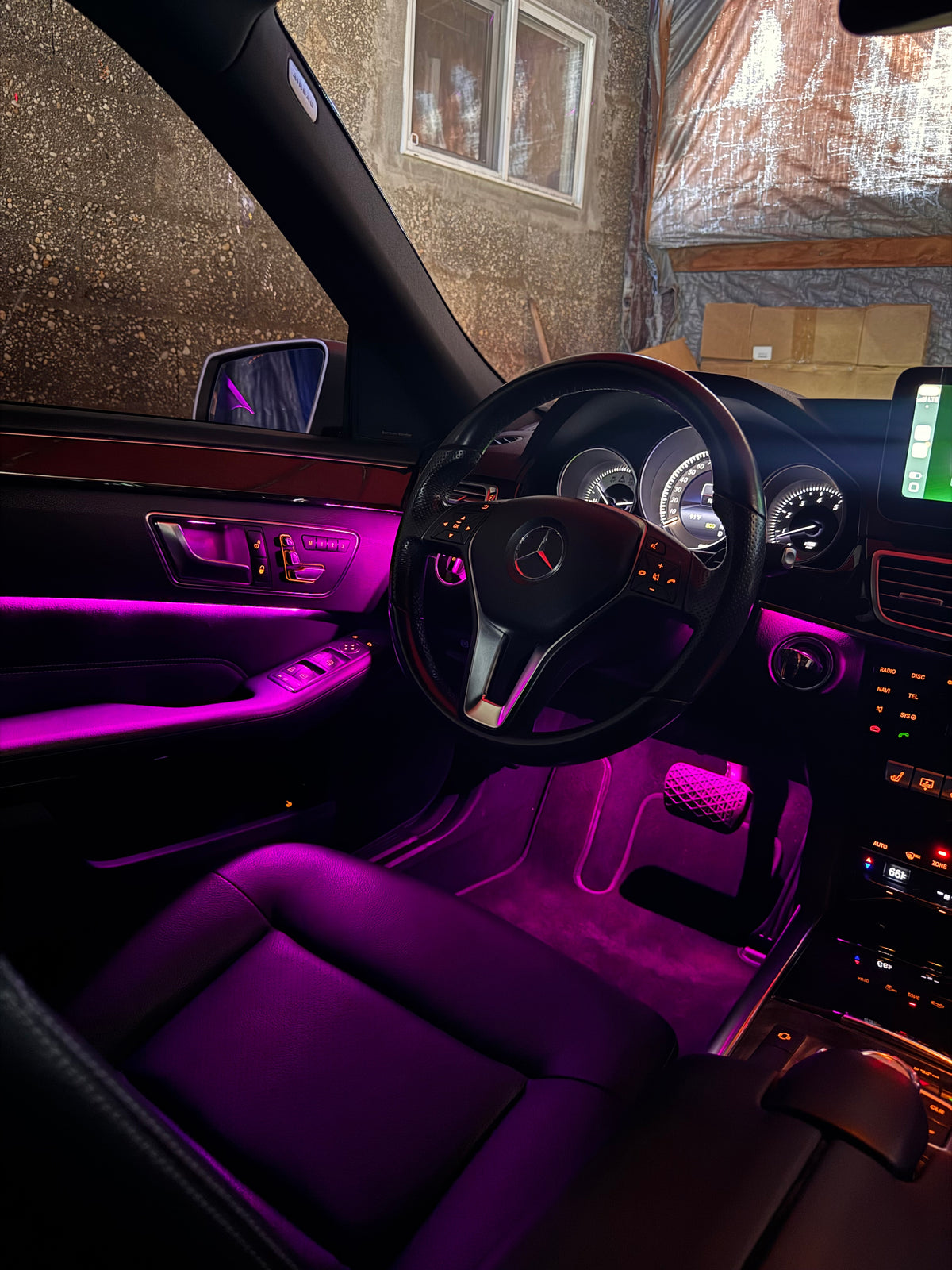 Mercedes E-class 2014-2016 Ambient Light with 12-color double brightness