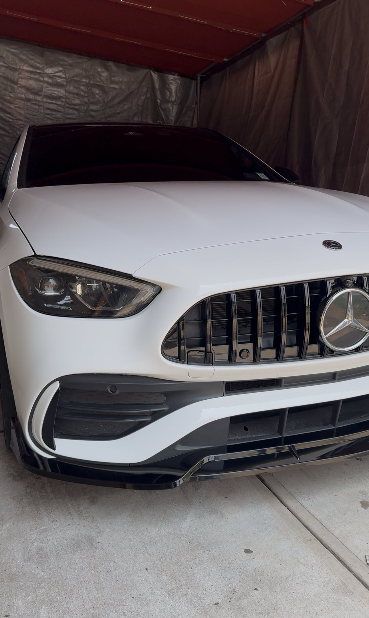 New AMG Grille C-class 2021-2025 ALL-Black