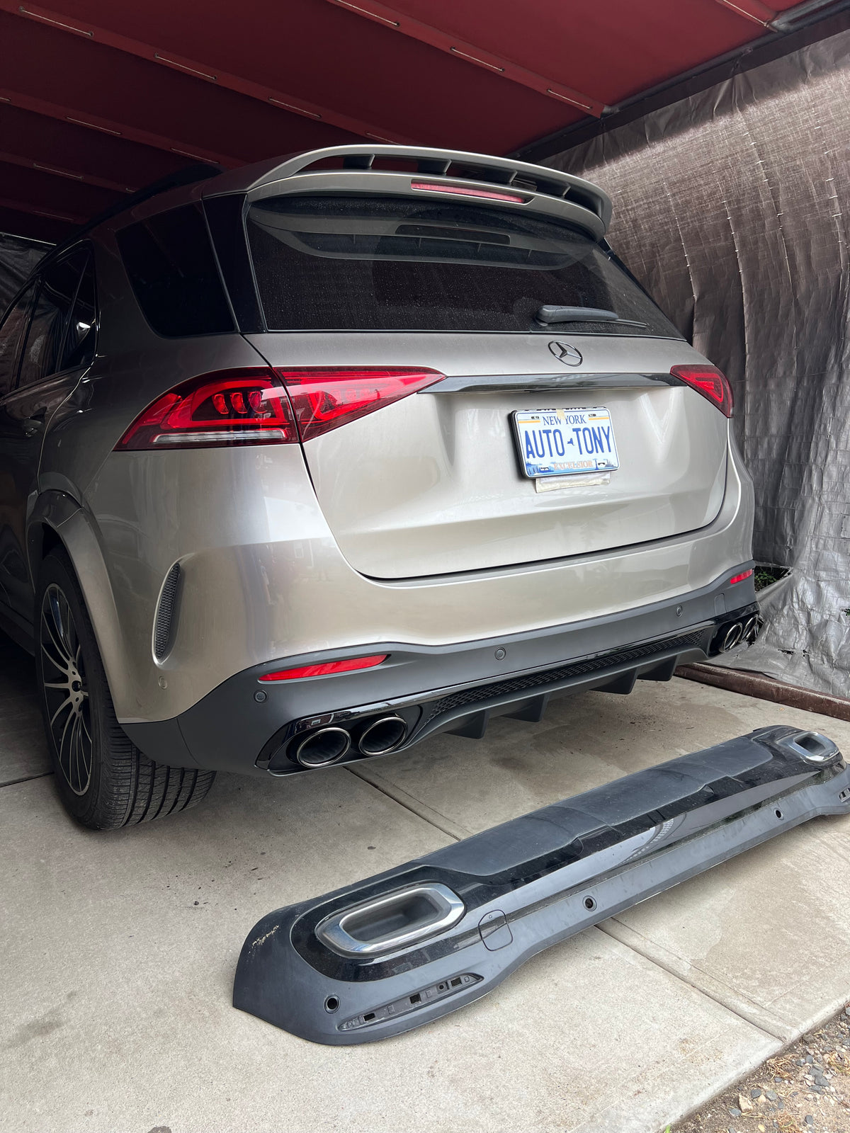 Rear Diffuser Mercedes GLE-53 AMG 2020-2026