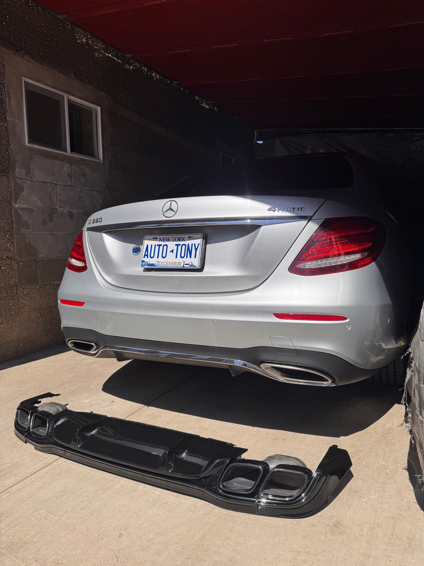 E63 Rear Diffuser 2017-2023 Glossy Black