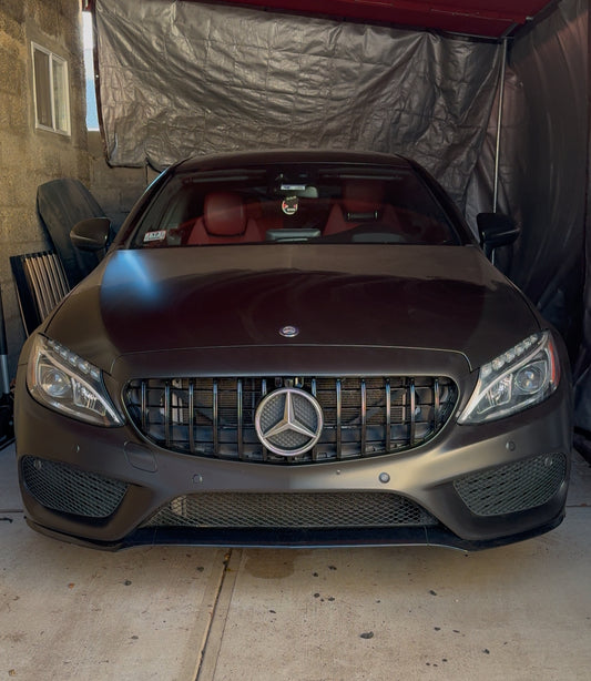 C-class 2015-2018 AMG Front Grille ALL-Black