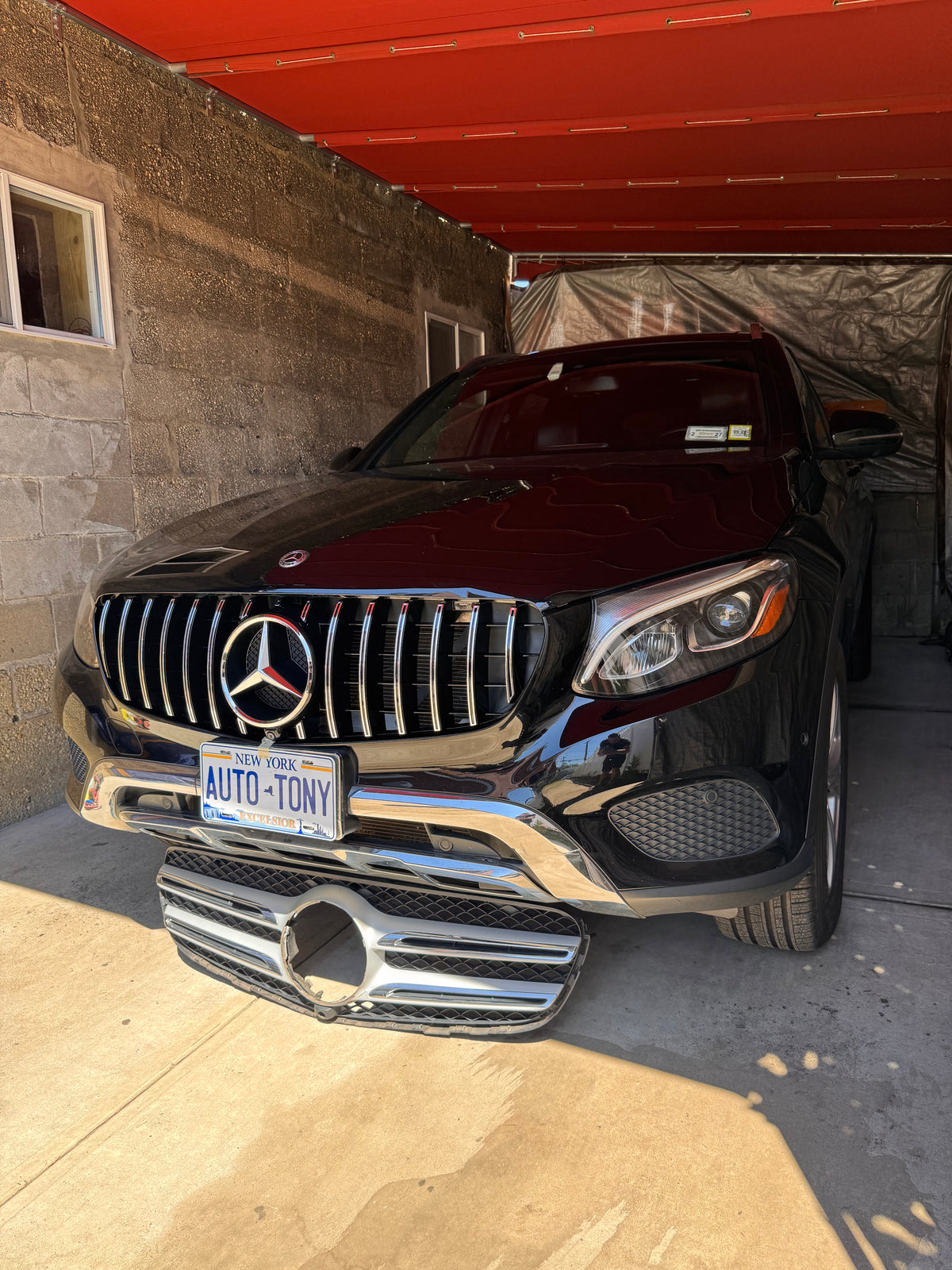 New Front Grille Silver for GLC 2016-2019