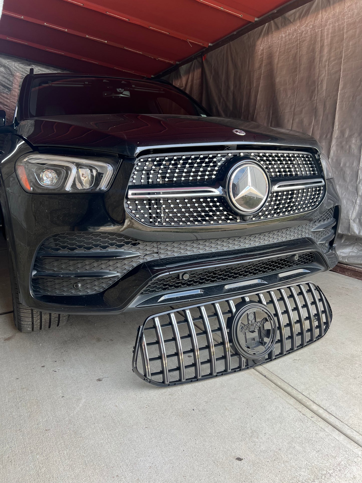 New Silver AMG Grille | Fit For GLE W167 Models | 2020-2023