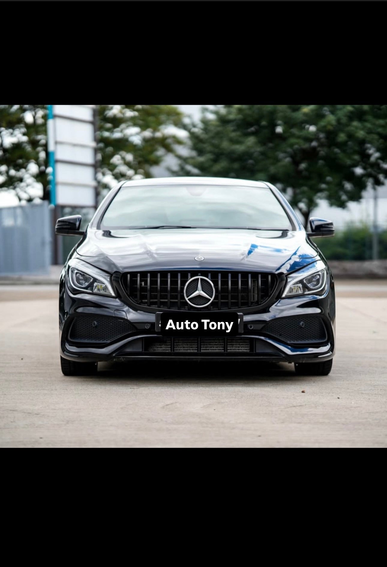 Cla 2013-2018 New Front Grille Black