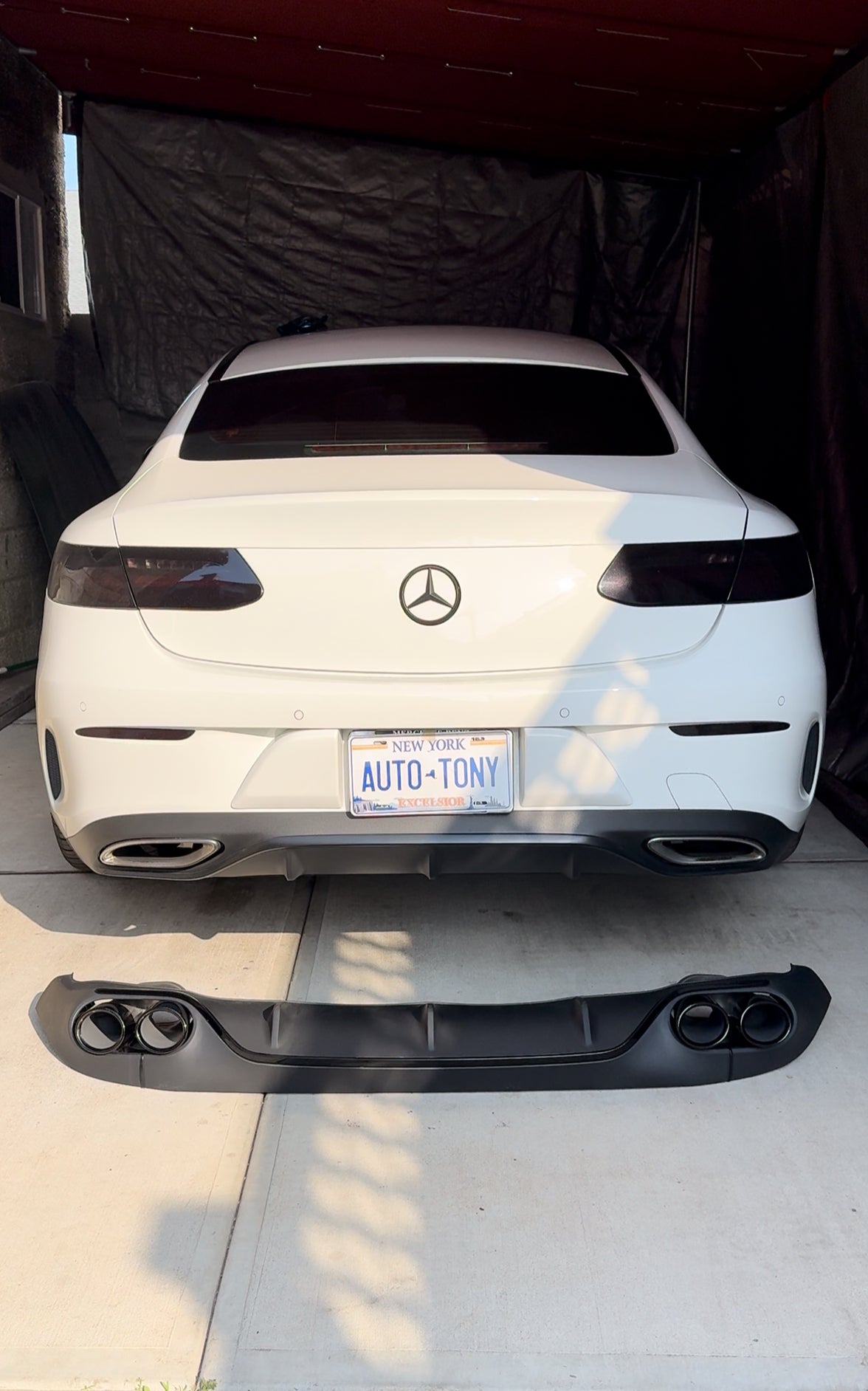 New Diffuser Mercedes E53 Glossy E-class 2017-2023 Coupe & Convertible
