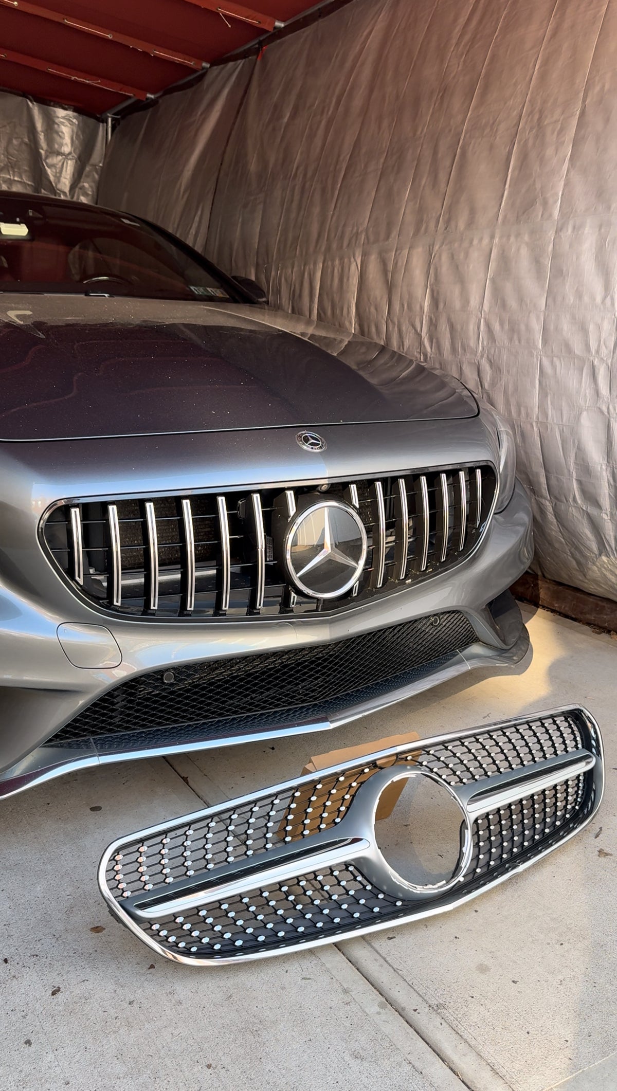 New Grille For Mercedes S550 Coupe  2015-2017