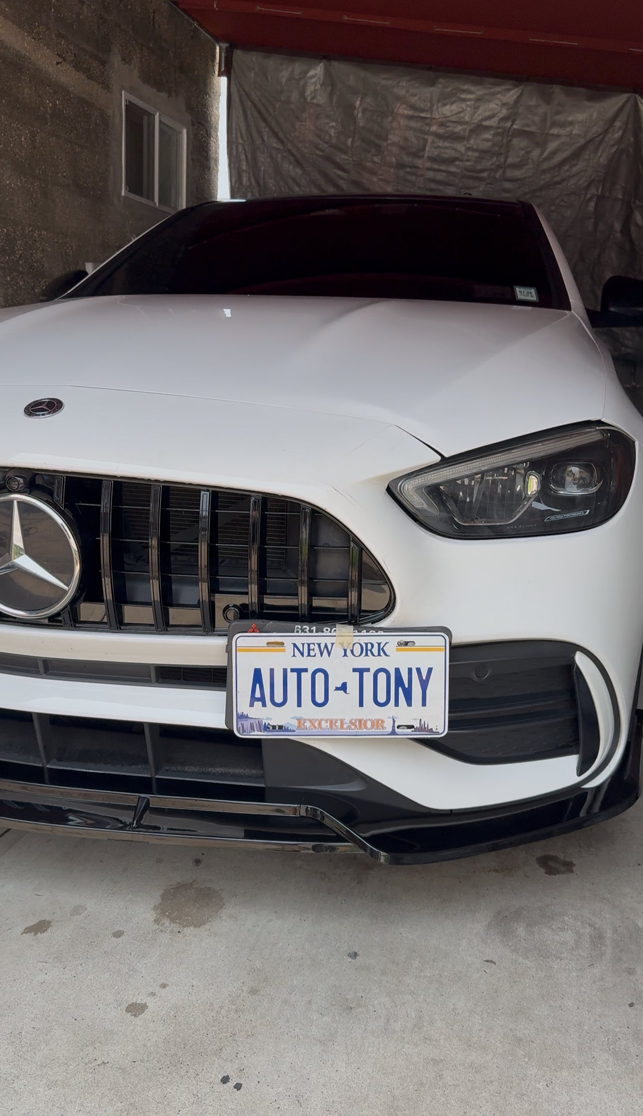 New AMG Grille C-class 2021-2025 ALL-Black