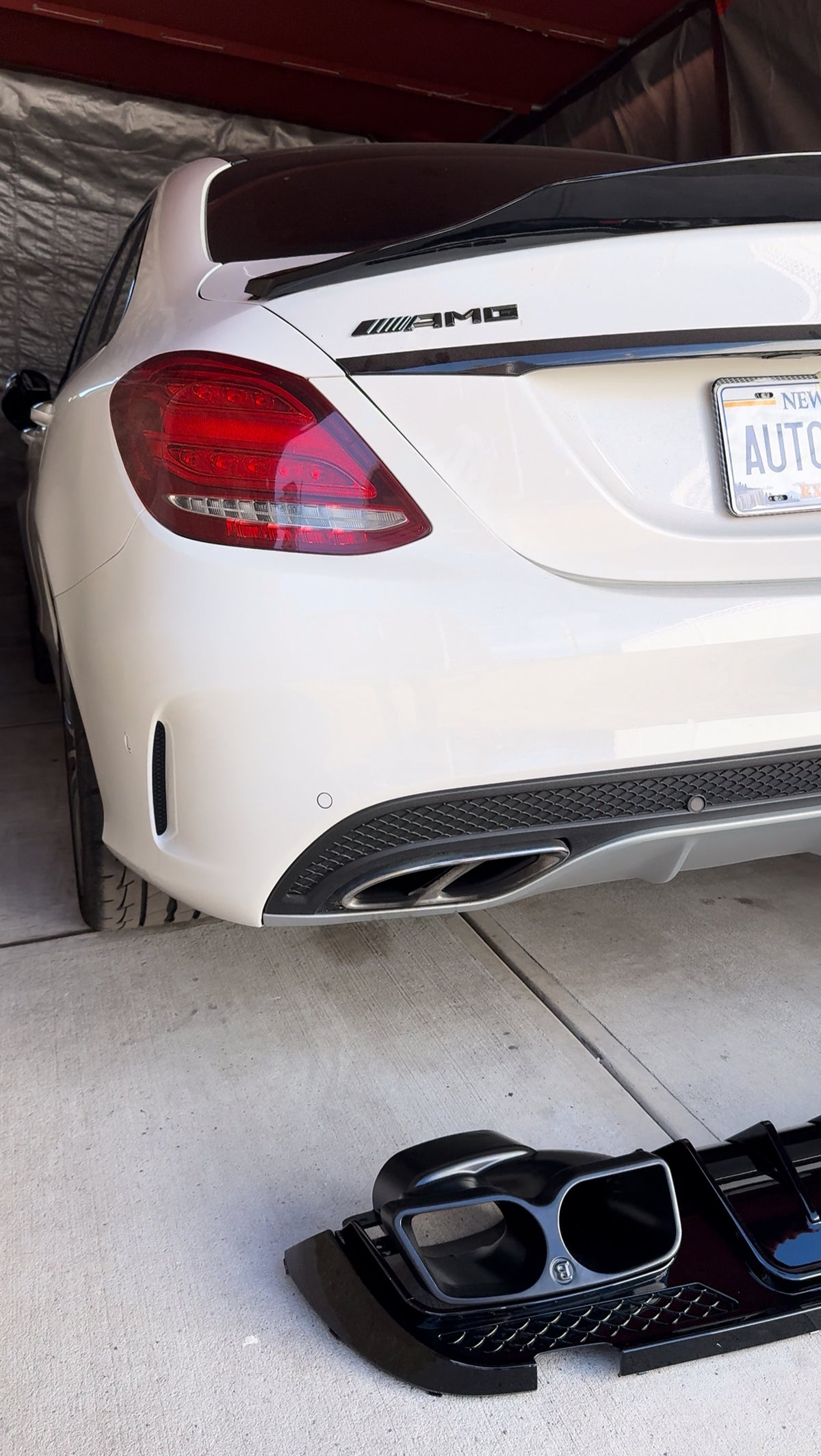 New Brabus Rear Diffuser C63| 2015-2020 C-class W205