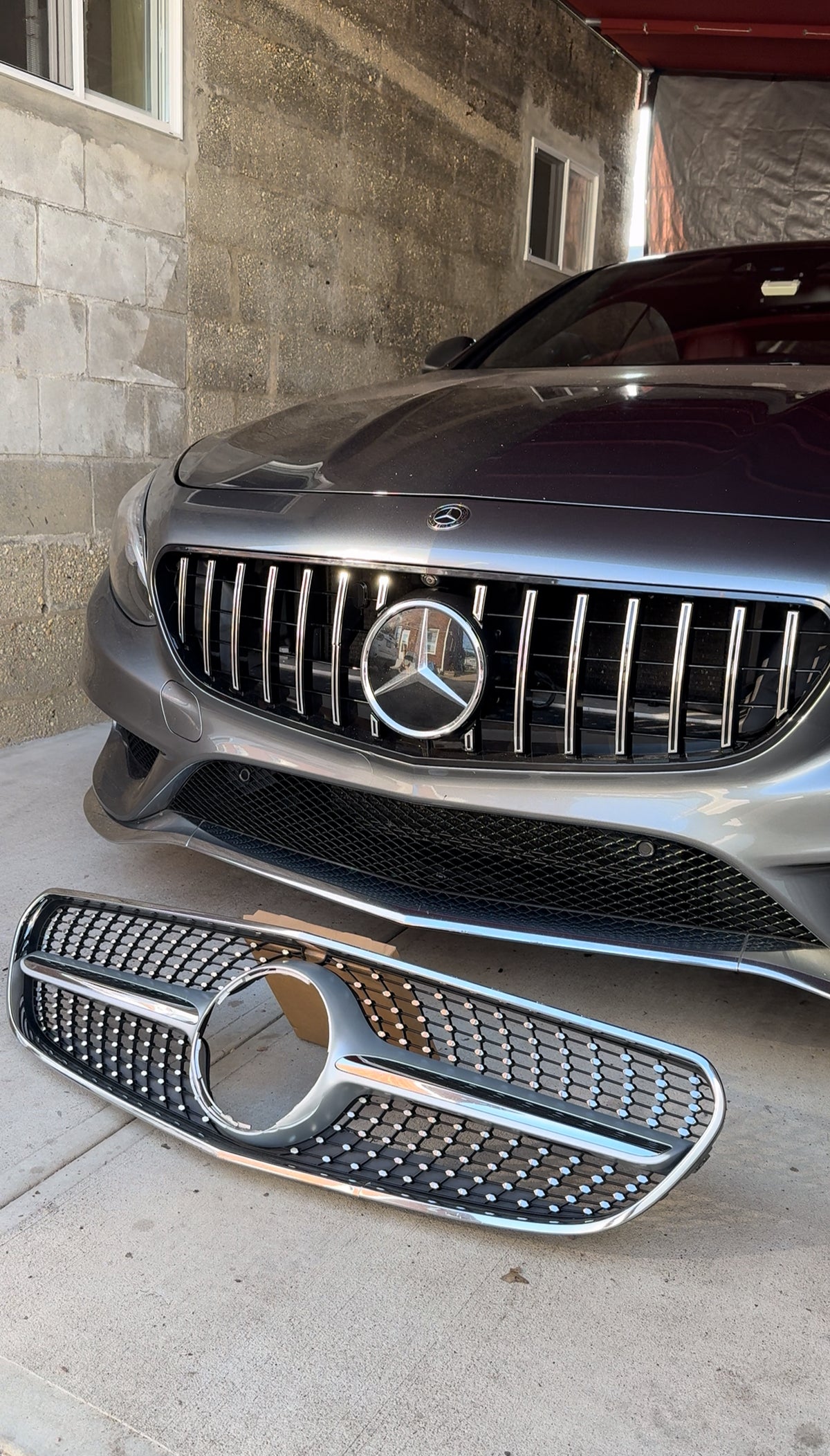 New Grille For Mercedes S550 Coupe  2015-2017